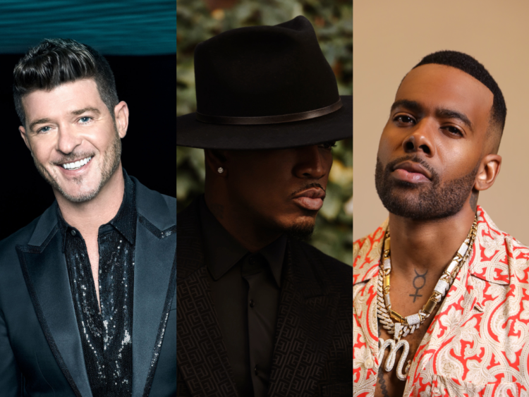 Robin Thicke, Ne-Yo and Mario. (Photo Credit: Courtesy of Live Nation; Courtesy of Motown Records; Courtesy of Mario)