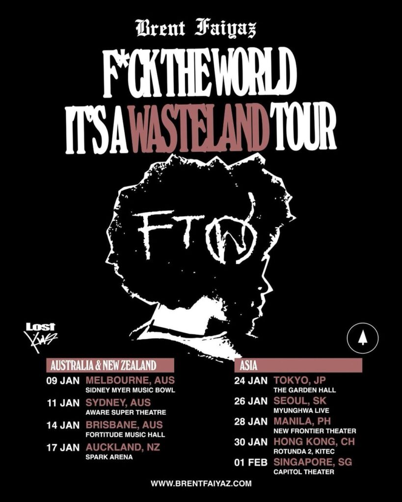 Brent Faiyaz Extends 'Wasteland Tour' Through 2024