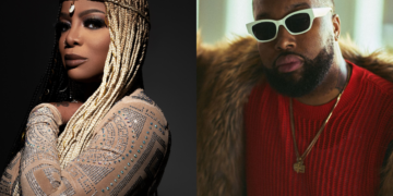 A photo of R&B singers Leela James and Kenyon Dixon