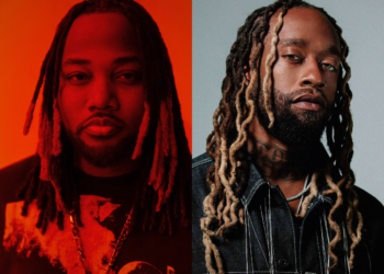 A side-by-side photo of Leon Thomas and Ty Dolla $ign